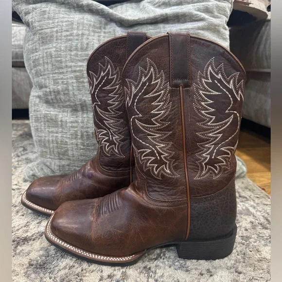 Rank 45 cowboy boots men’s 8.5 wide smoke free pet free home - Picture 5 of 7